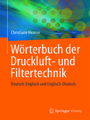cover image of Wörterbuch der Druckluft- und Filtertechnik